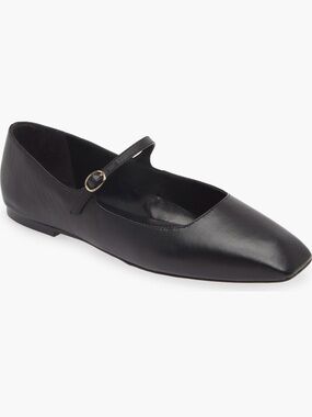 Nordstrom Black Mary Jane Flat Shoes for Women
